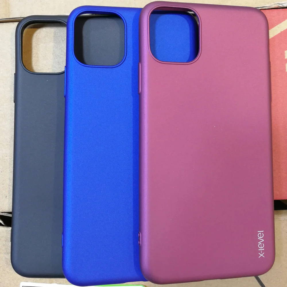 X Level Мягкий силиконовый чехол для iPhone 11 Pro Max Ультратонкий матовый ТПУ защитный