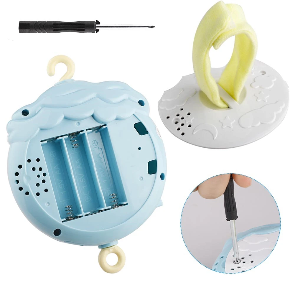 Koop Roterende Babybedje Bed Speelgoed Voor Kinderen Bed Bel Baby Slaapkamer Ring Speelgoed Muziek Pedaal Piano Projectie