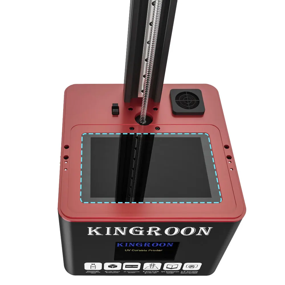 6.08 Inch 2k 3D Printer Mono LCD Screen DXQ608-X04 1620x2560px For KINGROON KP6 MONO Elegoo Mars 2 pro LCD Screen images - 6