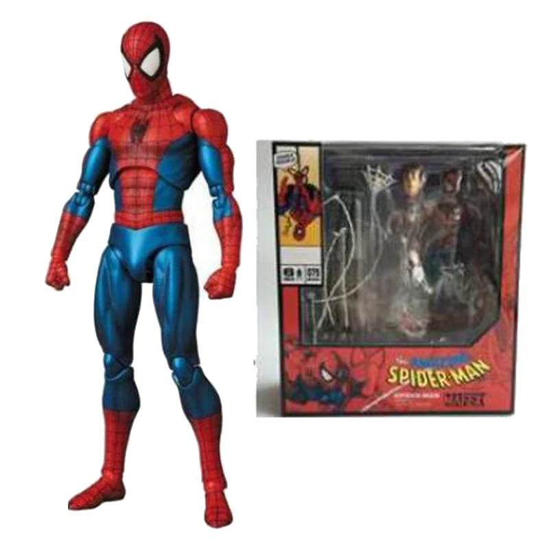 Экшн-фигурка Marvel Человек-паук MAFEX075 удивительные игрушки | Игрушки и хобби
