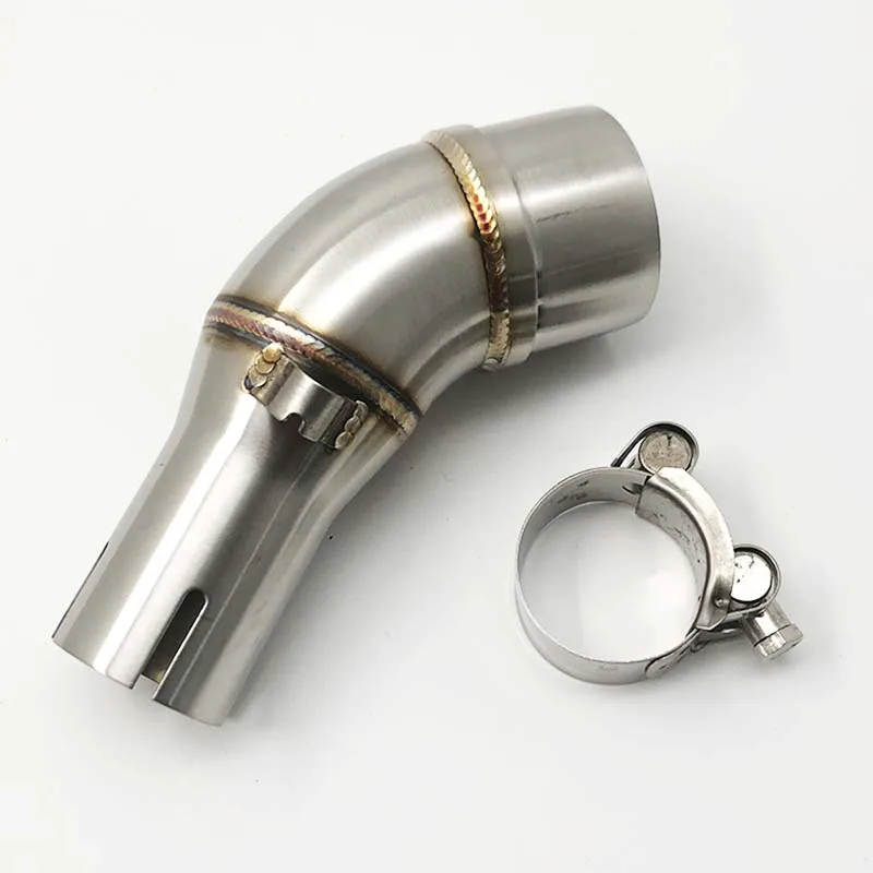 

For YAMAHA YZF R3 R30 R25 2013 2014 2015 2016 Motorcycle Motorbike Middle Exhaust Middle Mid Link Pipe Connector 100% Brand New