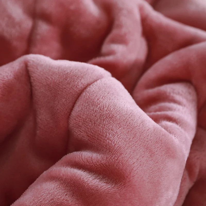 

High Quality Super Warm Blanket Luxury Thick Blankets For Beds Fleece Blankets Throws Winter Bed Cover