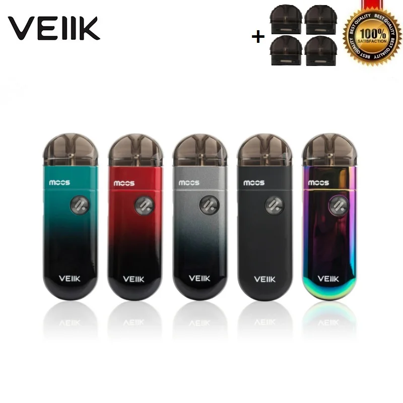 Оригинальный Vape Pod набор системы veiiker MOOS 15 Вт 1100 мАч встроенный аккумулятор с 2 мл