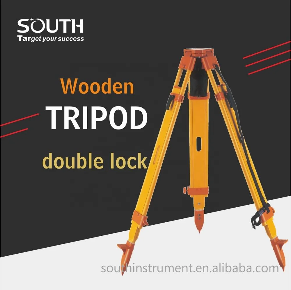 

Dual-lock Wooden Tripod ATS-MP3 for total station