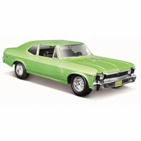 maisto 124 1970 chevrolet nova ss alloy die cast static car model manufacturer authorized collection gift toy tool