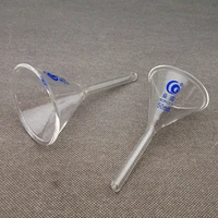 laboratory high borosilicate glass triangle funnel diameter 40mm to 150mm thicken cone filter tool