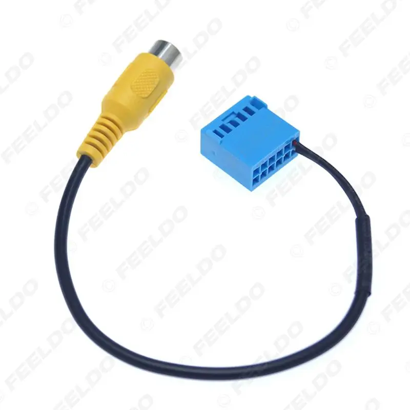 

L9BC Car RCA Rear View Camera Plus Timer Relay Delay Filter for 5 Inch MIB Conversion Cable Adapter Replacement Accessories