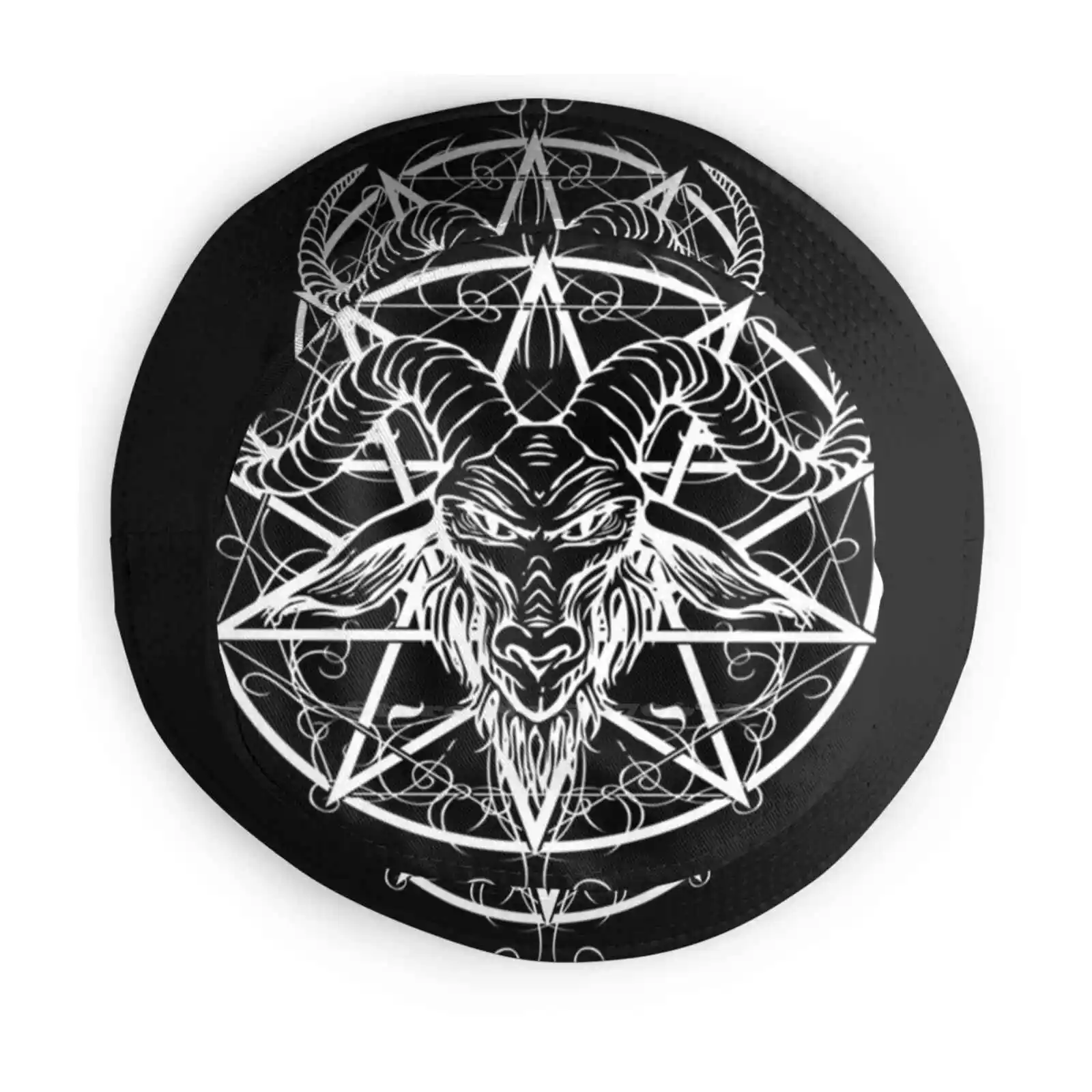 Шляпа от солнца Baphomet Коза Корейская женская шляпа для улицы шляпа-Панама дьявол