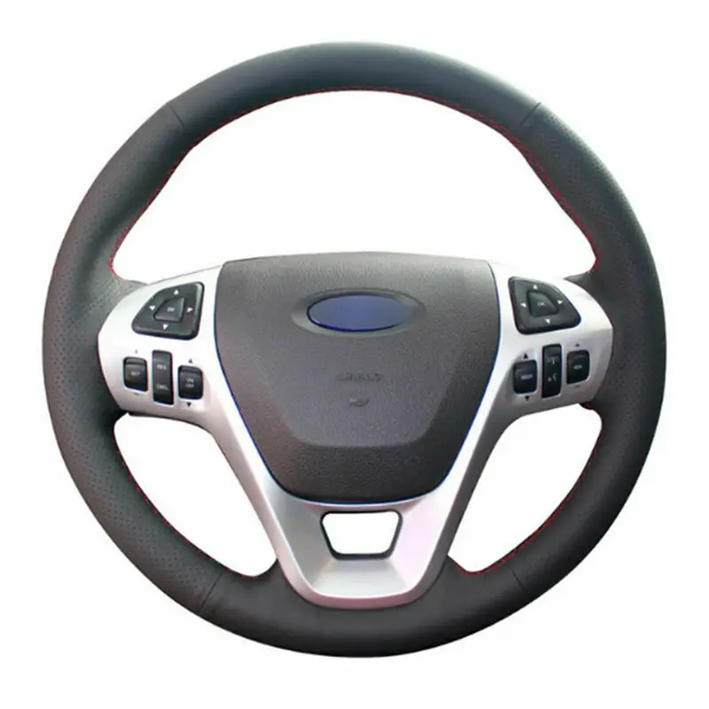 

Кожаный чехол на руль для Ford Explorer 2011-2016 Taurus 2012-2015 Edge 2011-2014