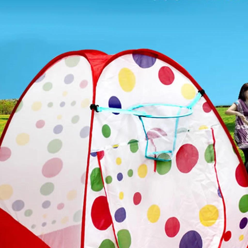 Tienda de juegos para ni&ntilde;os, cesto de pelotas, juguete rojo-1