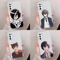 bungo stray dogs phone case transparent for oppo reno a 1 2 3 4 5 7 8 z 2z se ace pro moible bag