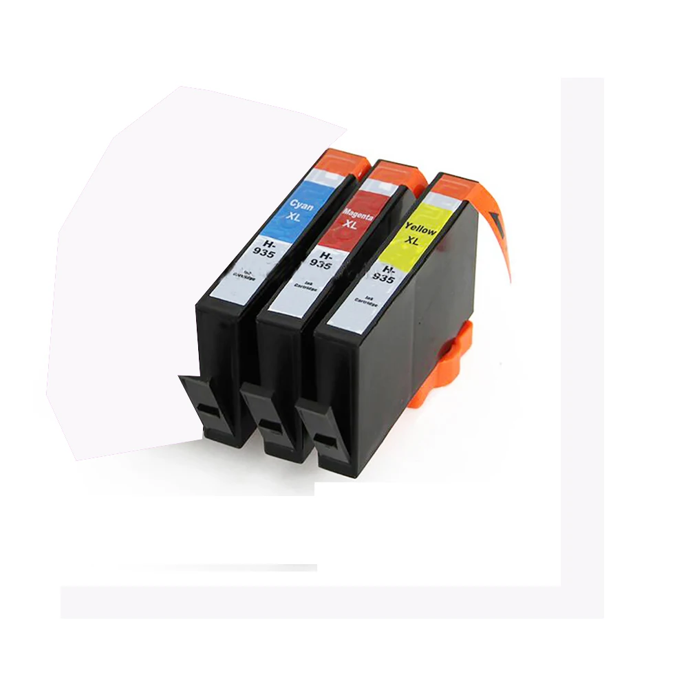 3pcs color UP совместимые картриджи для hp 934 935 Замена для hp 934 XL 935XL Officejet pro 6230 6830 6835 6812 6815 6820 - Цвет: 3pcs color