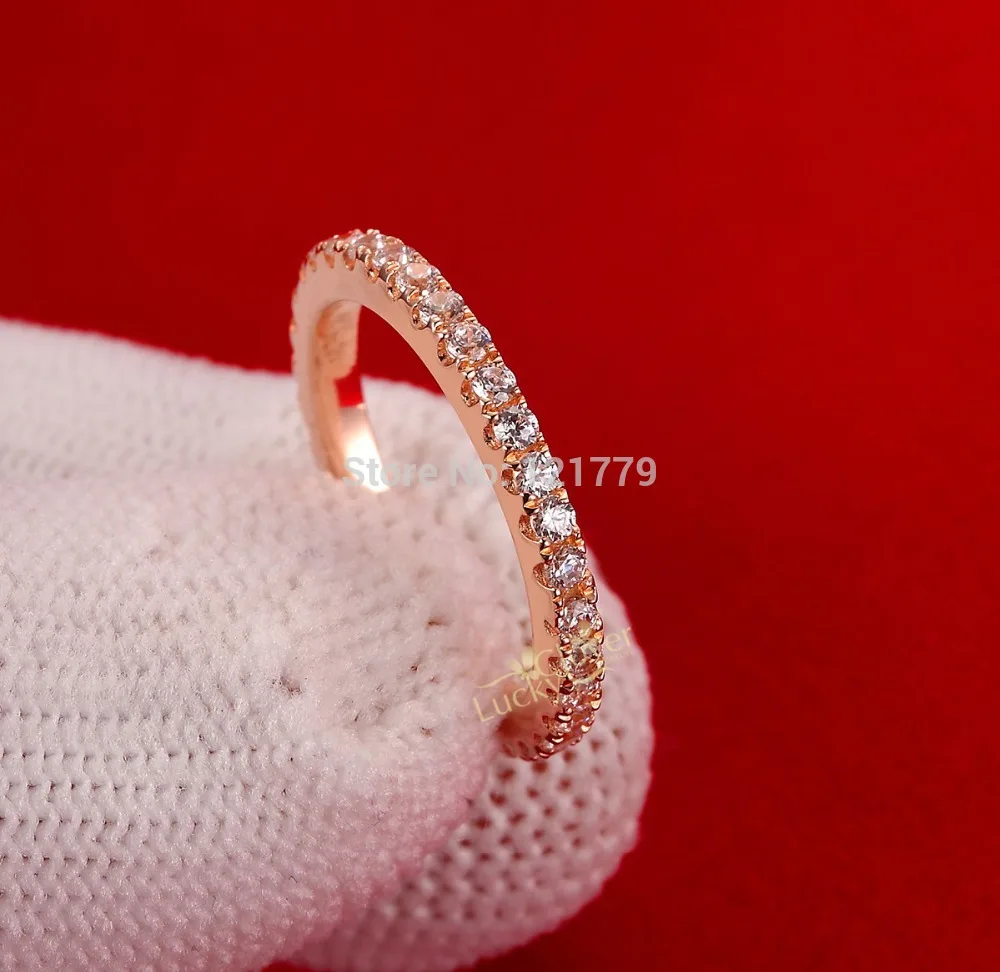 TR005 ювелирные изделия 0.72CT SONA имитация драгоценных камней Бесконечность