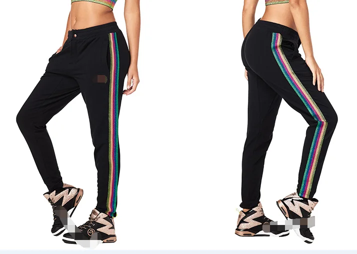 P899 black FIT FUNKY женские трикотажные хлопковые брюки одежда карго Брюки для бега спортивные штаны унисекс длинные брюки P899 - Цвет: P899 black