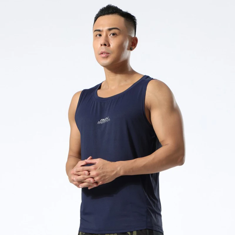 Модная майка без рукавов мужская рубашка для фитнеса бодибилдинга тренировочный