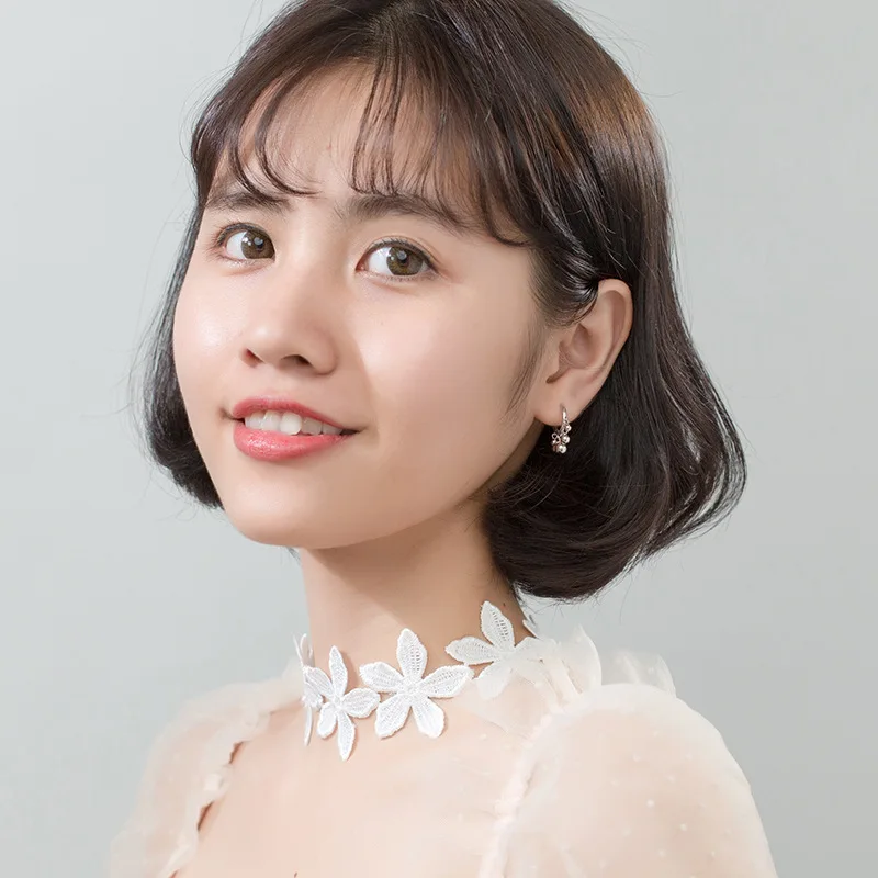 Женские серьги с геометрической кисточкой MloveAcc из серебра 100% пробы 925