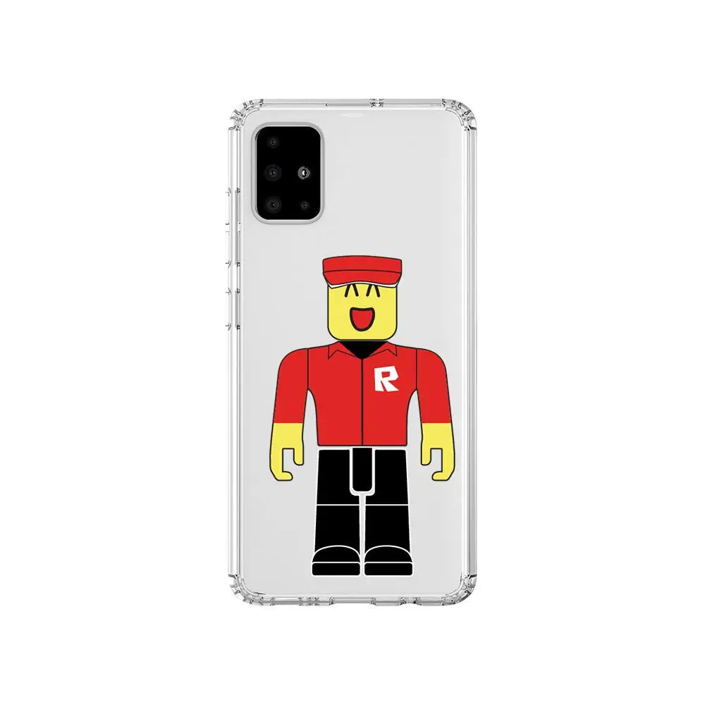 

Game Robloxes Anime Style Transparent Phone Case Hull For Samsung Galaxy A 50 51 20 71 70 40 30 10 80 E 5G S Shell Art Cell Cove