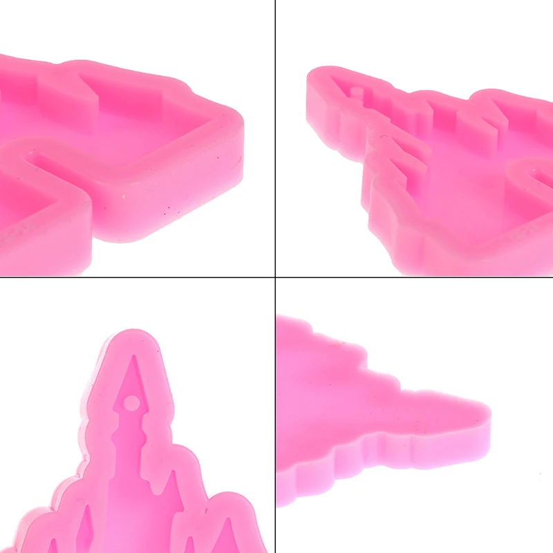 

Handmade Castle Pendant Mold Resin Casting Silicone Molds Jewelry Making Tools