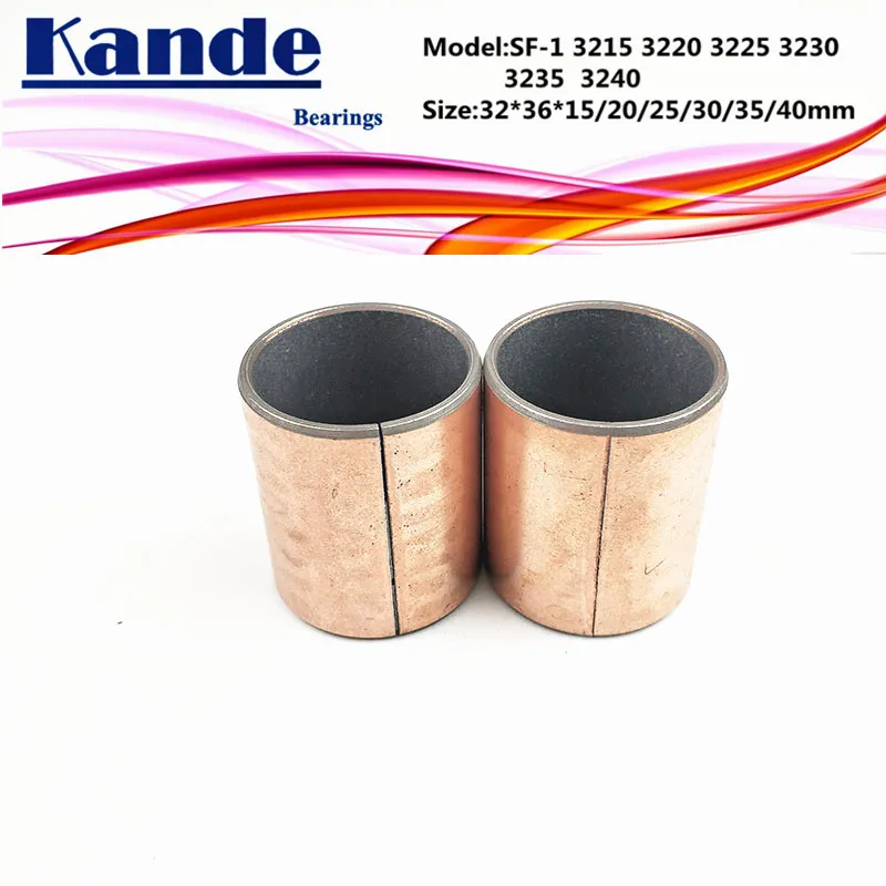 Kande BearingsSF-1 3212 SF-1 3215 SF-13220 SF-13225 3230 3235 40 самосмазывающаяся втулка SF1 32*36*12 15 20 25 30 35 мм |