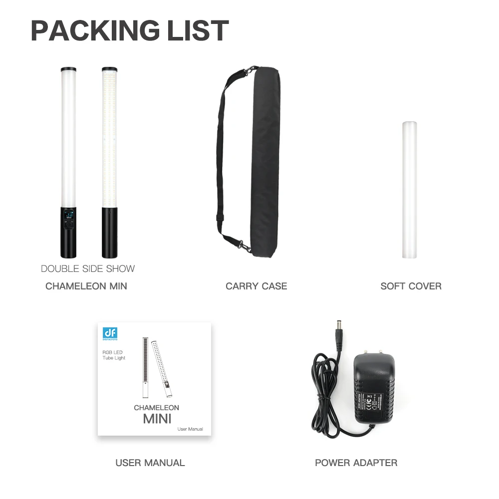 Хамелеоновый мини-светильник RGB с регулируемым затемнением 2500K-8500K встроенный