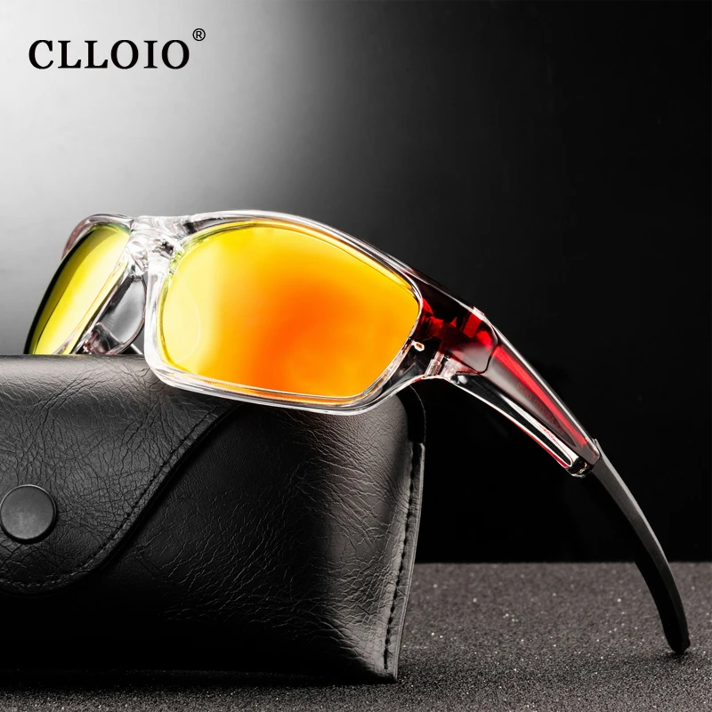 

CLLOIO New Men Polarized Sunglasses Women Driving Shades Sun Glasses Fashion Outdoor Sports Fishing Hiking Riding Goggle UV400