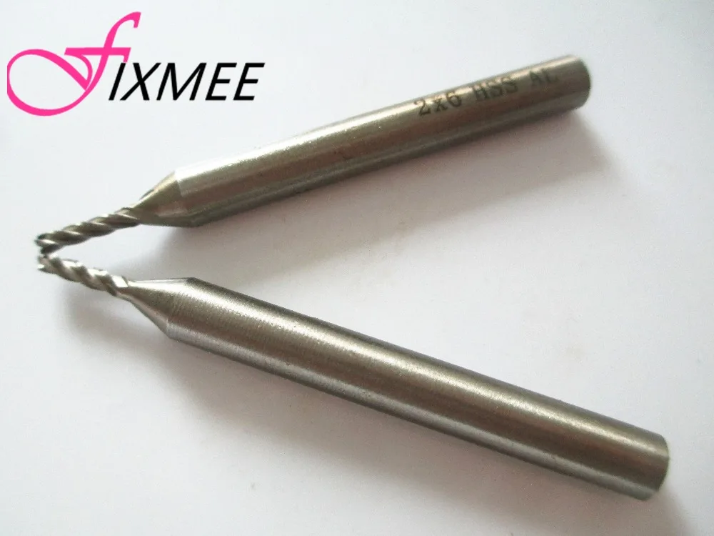 Fixmee новый комплект из 2 предметов быстрорежущей стали с ЧПУ прямой хвостовик 4