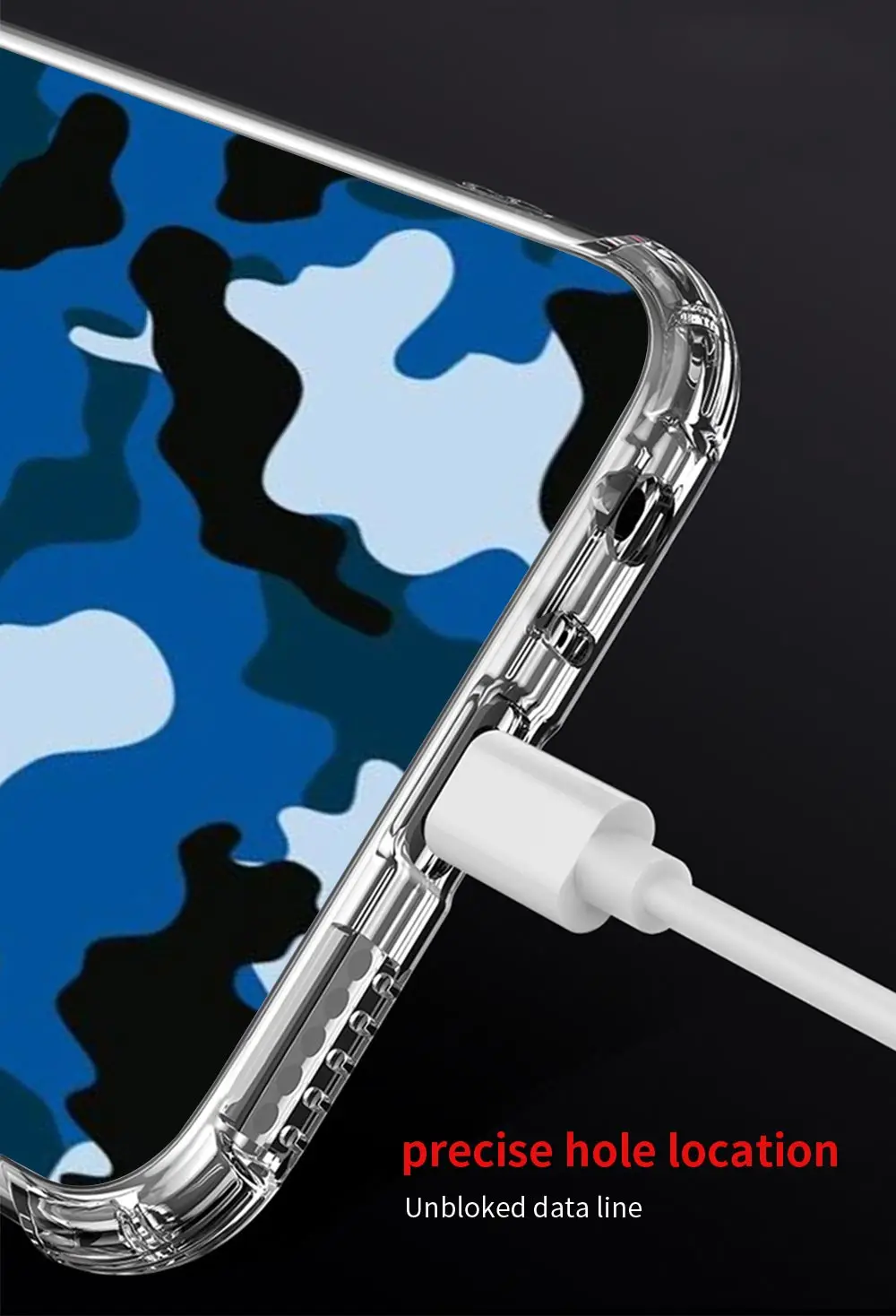 

Luxury Army Camouflage Shockproof Airbag Phone Case for Xiaomi Redmi Note 8 8T 9 9S K30 K20 Pro 7 7A 9A 9C Soft TPU Shell Cover