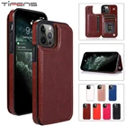 Роскошный кожаный чехол для iPhone 13, 12, Mini, 11 Pro, XR, X, XS, Max, 8, 7, 6, 6s Plus, 5 5s SE, 2020 дюйма, чехол-подставка для телефона с отделением для карт