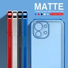 Матовый чехол с прямым покрытием для Xiaomi Mi 11 Pro Mi11 Ultra 11 Pro 5G Xiomi 10 T Mi10 T Mi10T 10tpro, защита для камеры, прозрачный чехол