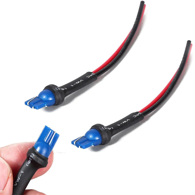 2 шт. T10 гнездо держатели мужской Автомобильные фары в сборе штепсельная вилка