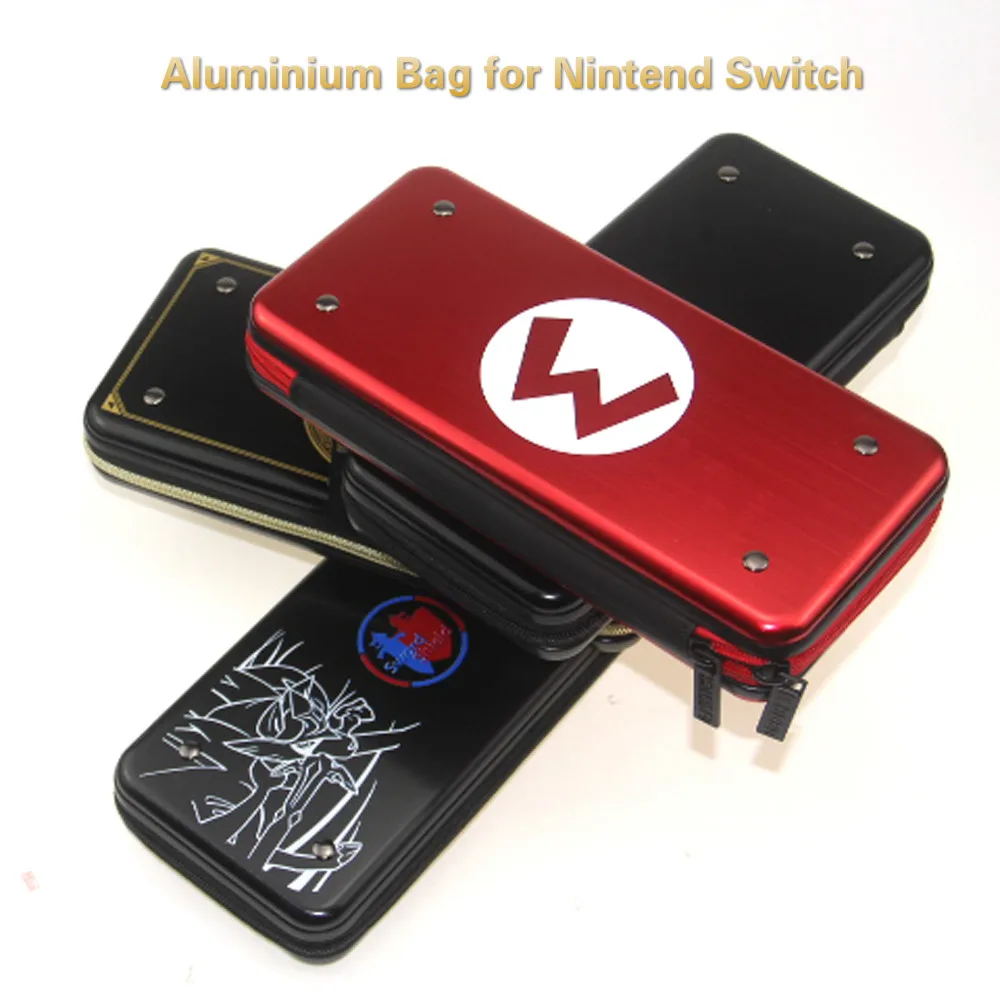 Алюминиевый чехол для хранения игровой консоли Nintendo Switch жесткий путешествий