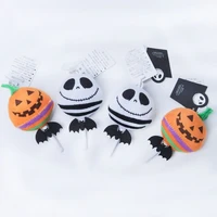 halloween anime figure cute skull monster lollipop pumpkin monster kawaii plush doll bag keychain pendant toys girls boys gift