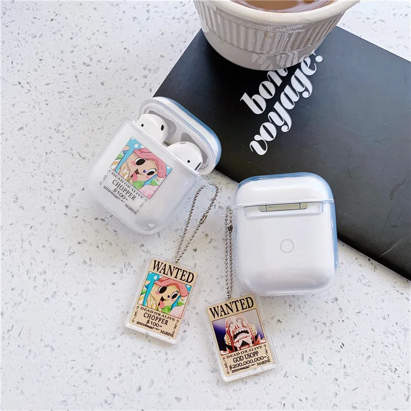 Чехол для наушников японского аниме OP AirPods 2 1 чехол Apple цельный желанных мертвых