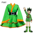 Костюмы охотника x Hunter из аниме, косплей, зеленое кимоно, ботинки для Хэллоуина, карнавала, ботинки для женщин и мужчин