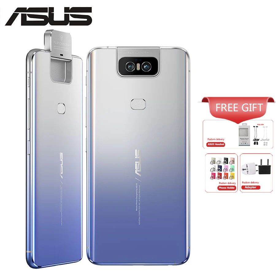 Мобильный телефон Asus Zenfone 6 ZS630KL ГБ 128 Восьмиядерный процессор Snapdragon 855 4 дюйма 48 МП