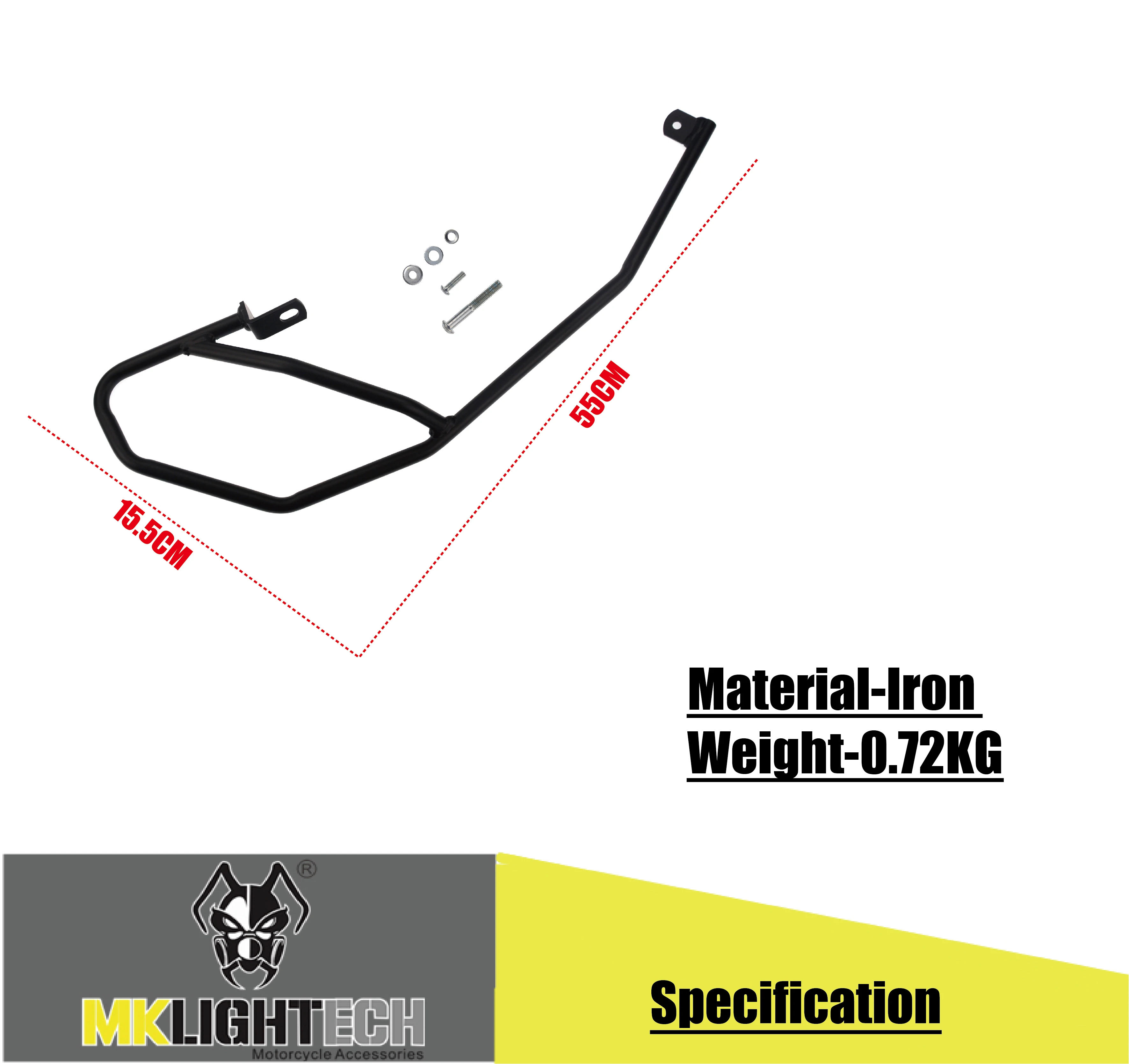 

MK LIGHTECH Motorcycle Exhaust Muffler Pipe Frame Mount Collision Protector For Honda X-ADV X ADV 750 2017 2018 2019