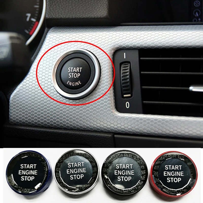 Кристальная кнопка включения и остановки двигателя для BMW E90 E60 E91 E92 E93 E84 E81 E87 E70 E53