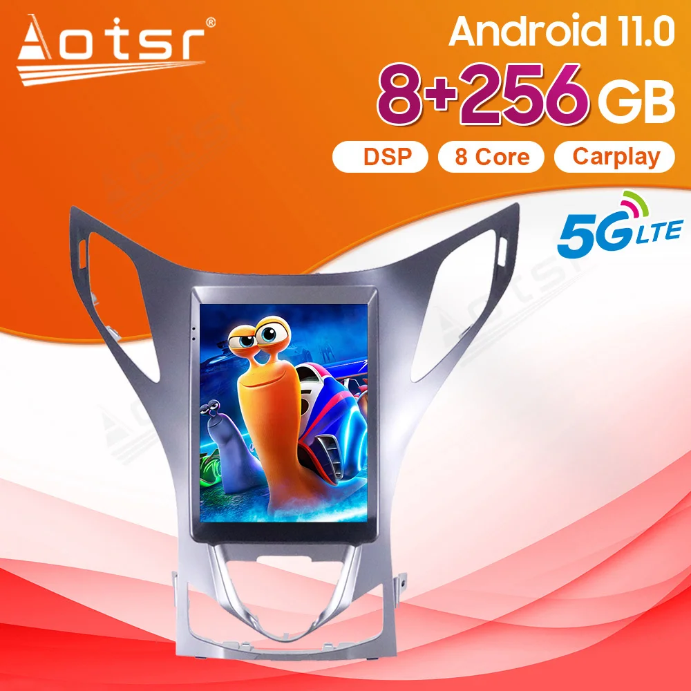 

For Hyundai Azera 2011 2012 Android 11 Car Radio Multimedia 4G WIFI Android Auto Carplay Navigation Stereo No DVD Player 2 Din