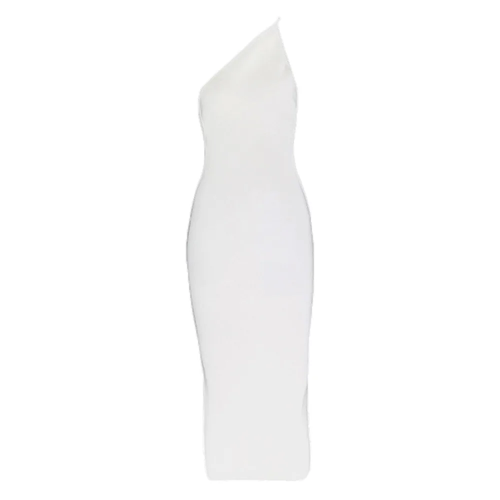 

2021 open back nightclub sexy dress temperament high waist elastic tight bandage long dress women's evening dress