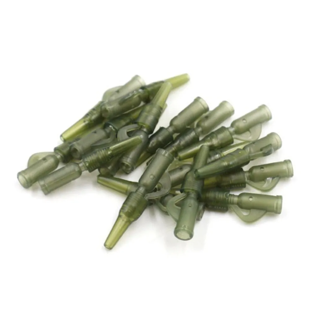 

20PCS Mini Lead Quick Change Safety Clips Tail Rubbers Cone Carp Fishing Tackle Kit For Carp Fishing Rig Tackle Accessories