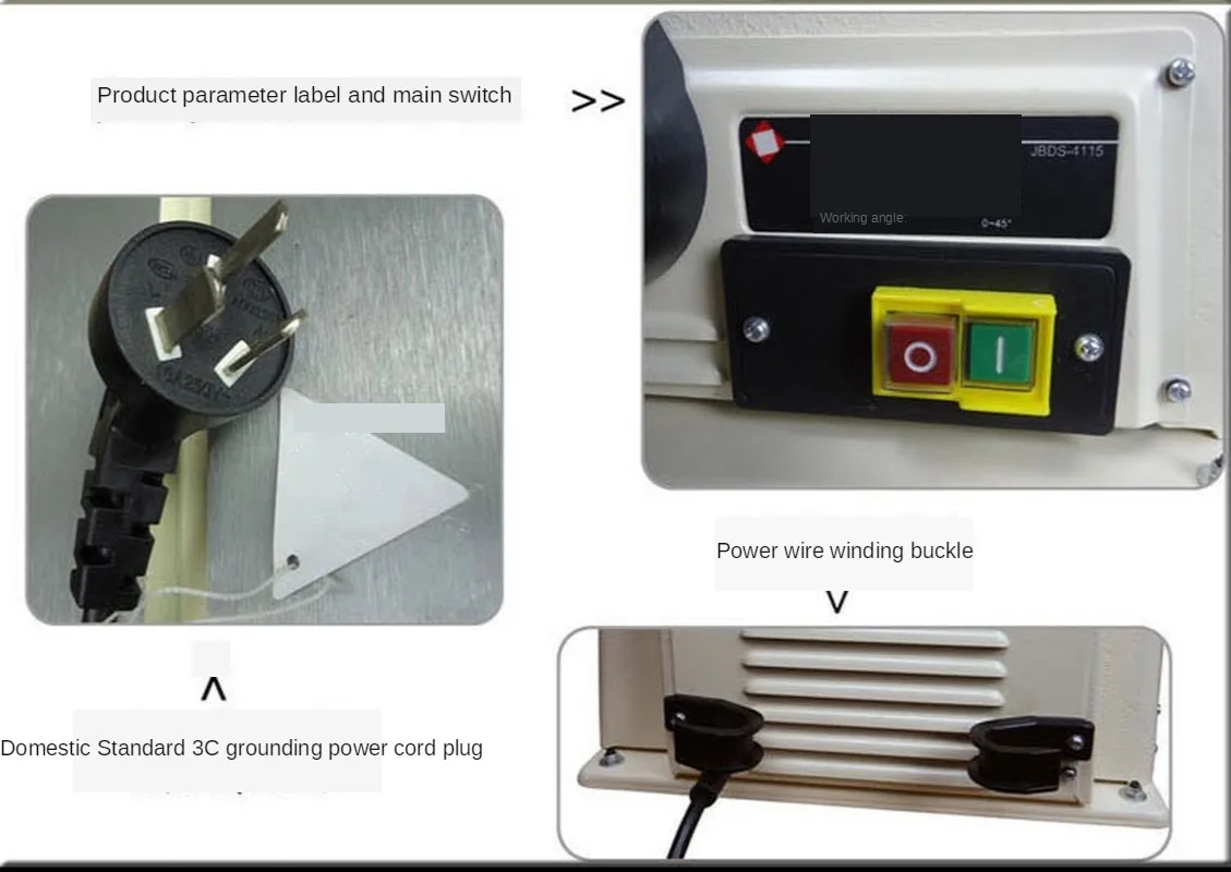 4x6 дюймов настольный деревообрабатывающий шлифовальный станок полировальный