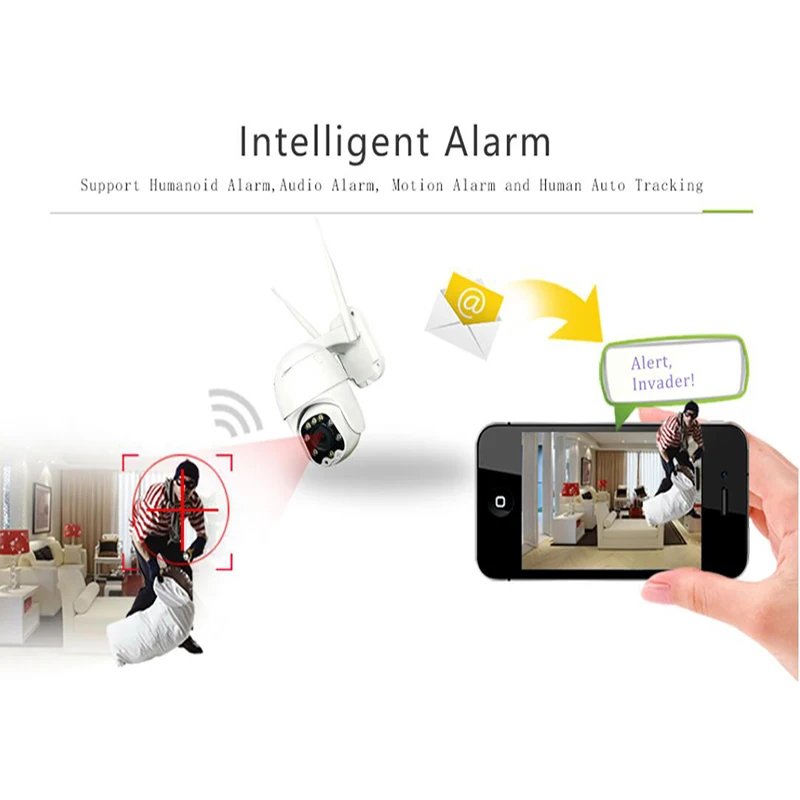 IP-камера видеонаблюдения 5 Мп Starlight с Wi-Fi и 5-кратным оптическим зумом |