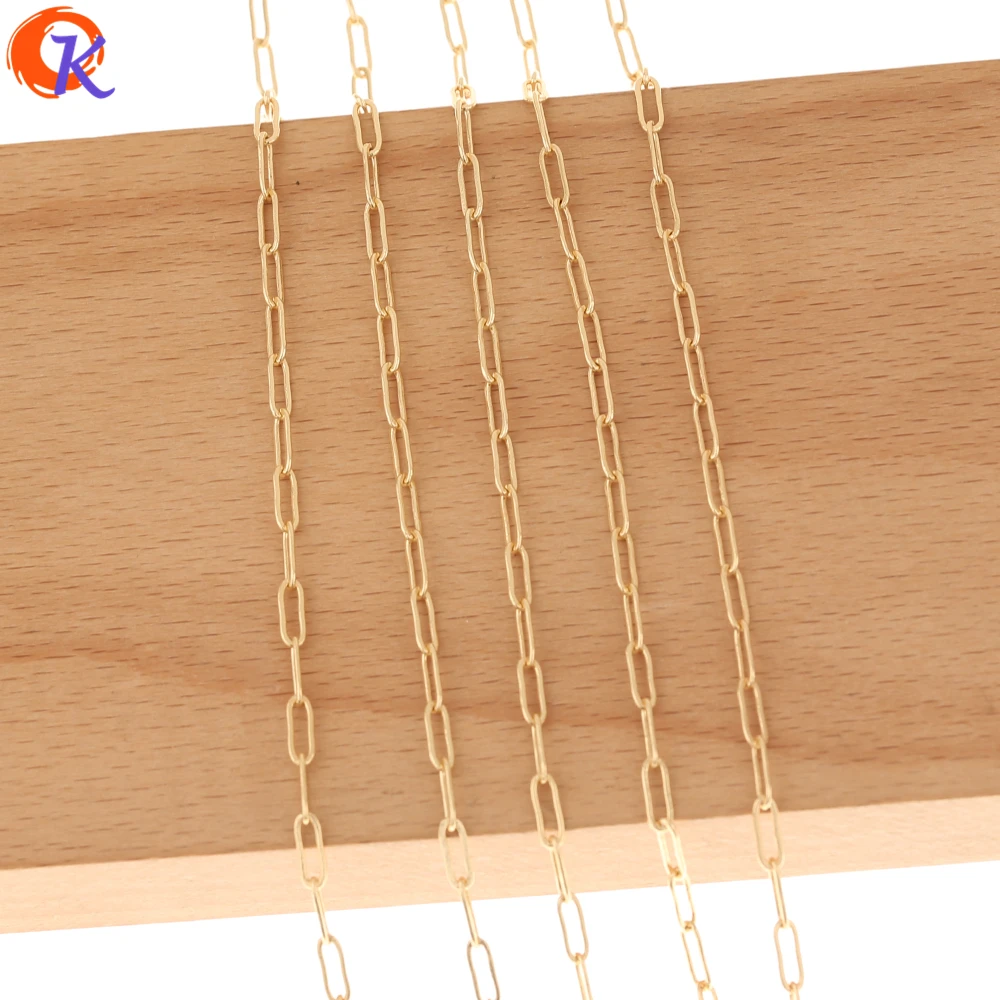 

Cordial Design 5M/Lot Genuine Gold Plating/Jewelry Accessories/Long Loop Chain/Earring Findings/Hand Made/DIY Necklace Making