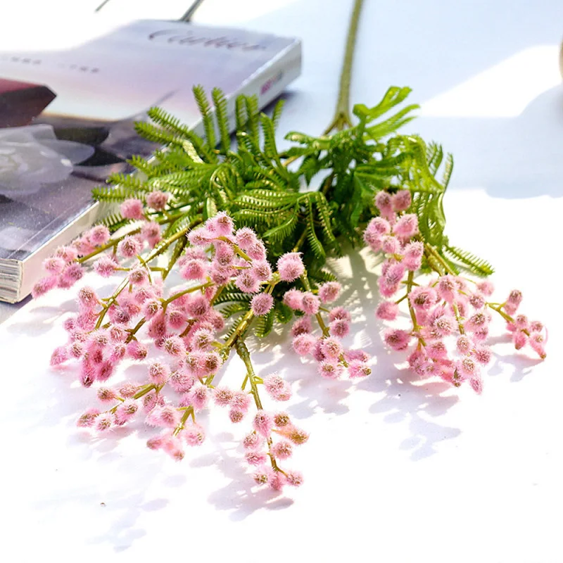 1 шт. имитация растений ветка акации Цветочная композиция материал для