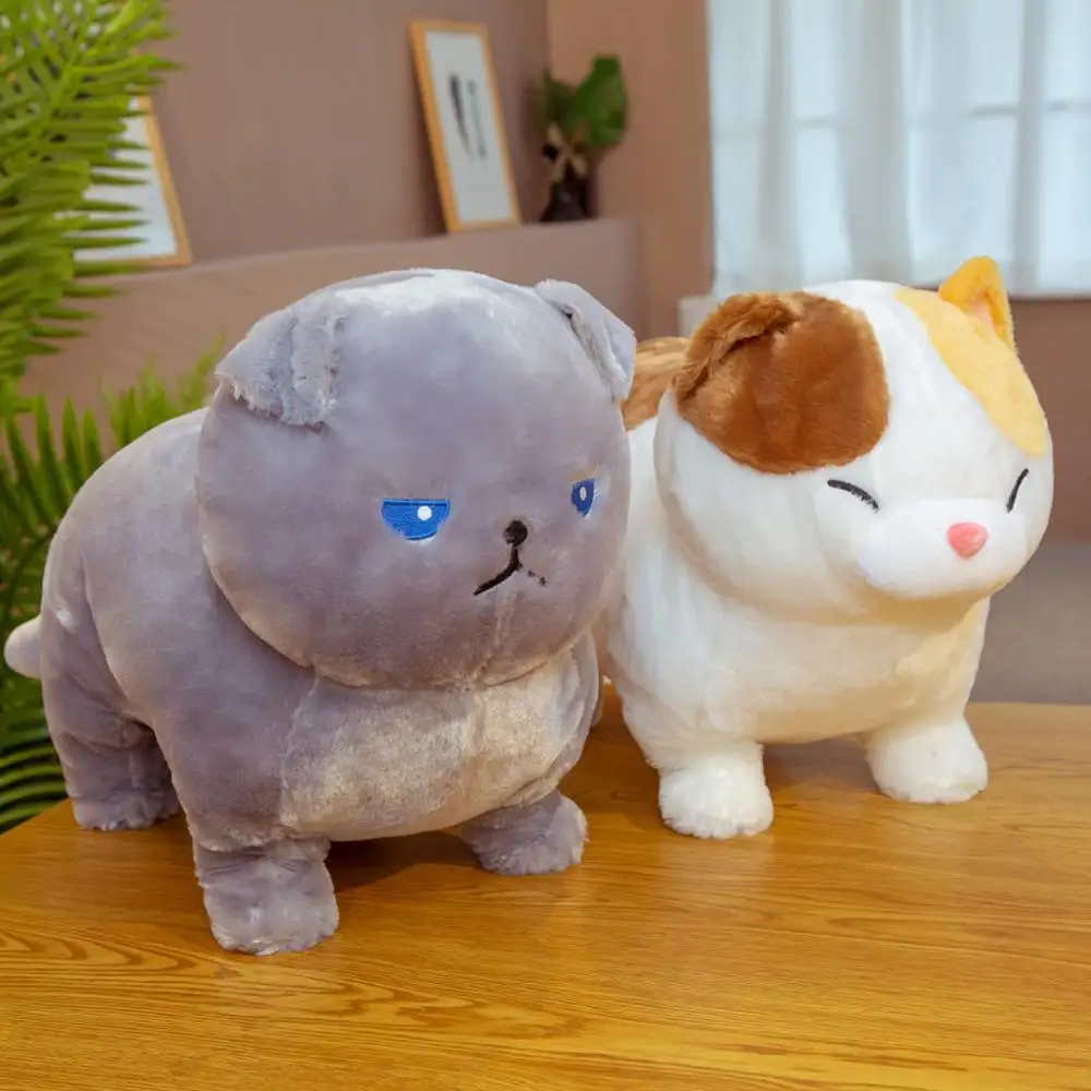 

1pc 35/45cm Emoticon Cat Short Leg Cat Plush Toys Stuffed Plush Animals Cartoon Cat Doll Toys Kids Toys Girls Gifts Sofa cushion