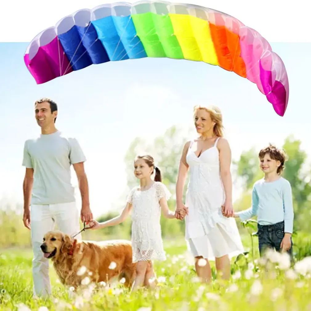 

Радужный Двойной парашют для кайтсерфинга, 2/2, 7 м