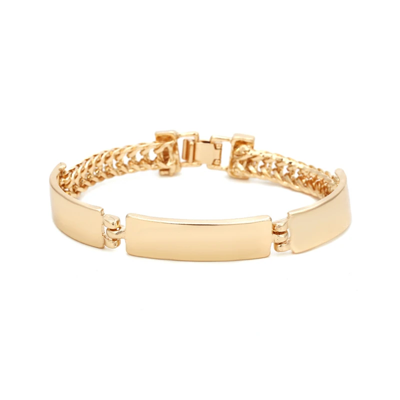 

2021 New Hip Hop Geometric Alloy Bracelet Fashion Retro Metal Chain Splicing Bracelet Female Engagement Wedding Accessories