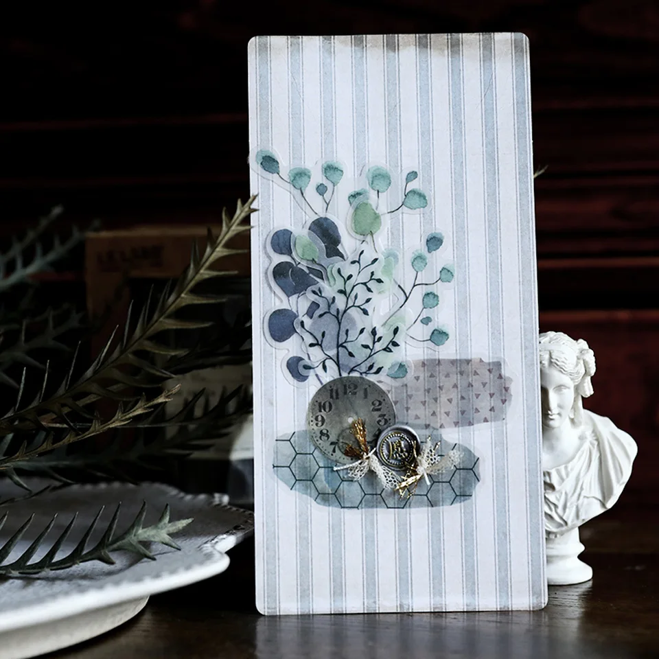 Набор бумажных стикеров Yugali для скрапбукинга мусорного журнала TN планировщик