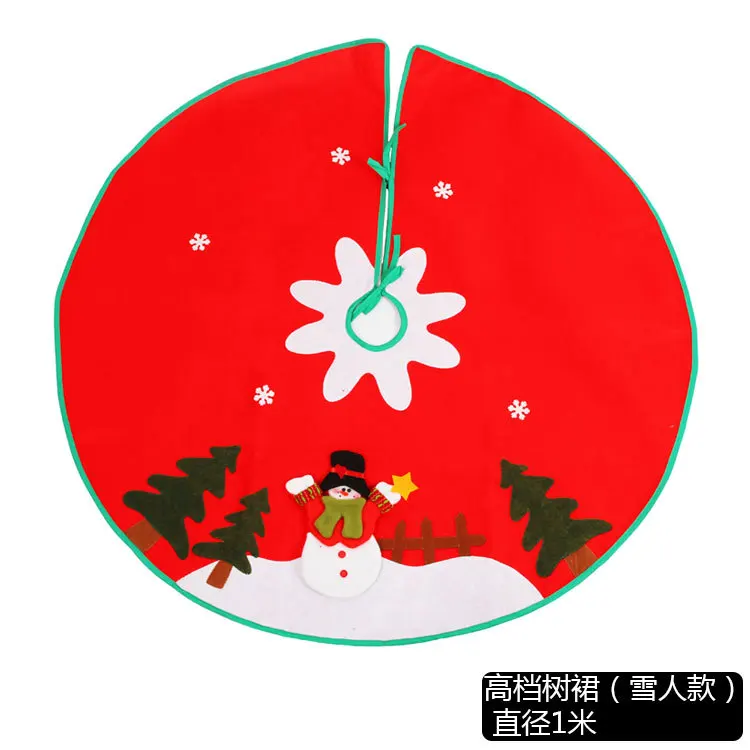 Высококачественный трехмерный снеговик для пожилых с юбкой в виде