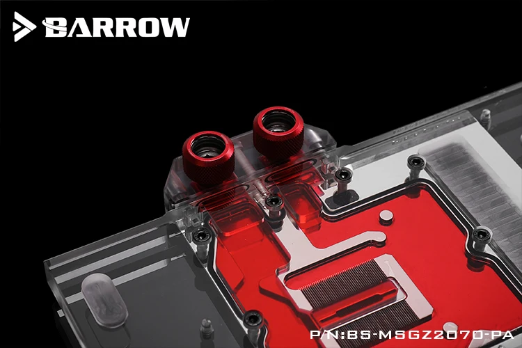 Barrow LRC2.0 полный охват GPU водный блок для MSI RTX2070 GAMING Z 5v 3 pin header AURA материнская плата BS
